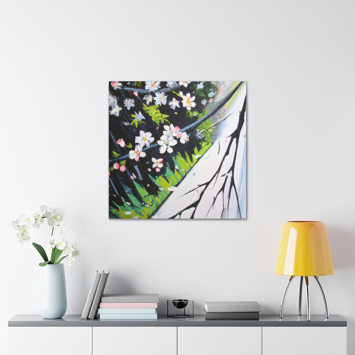 Cherry Blossom Oasis - Canvas