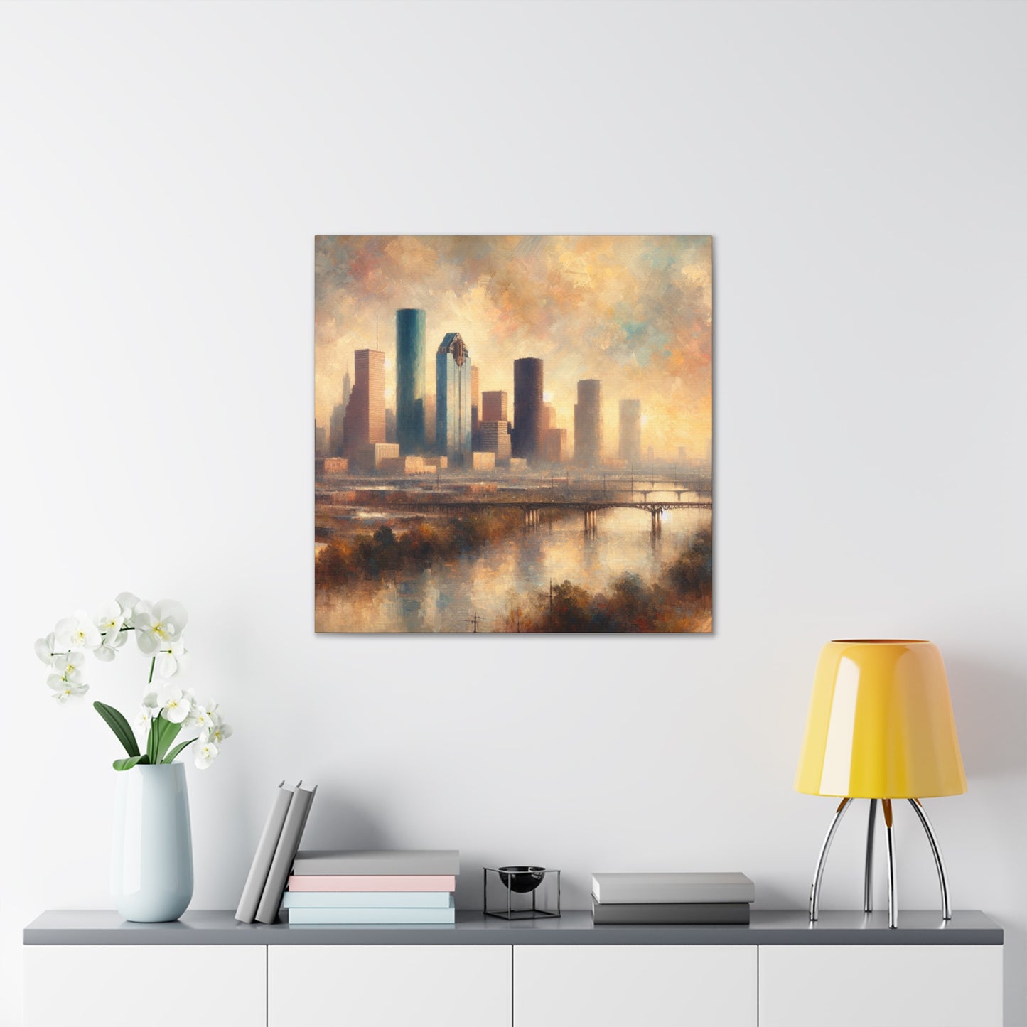 "Vibrant Houston: Renaissance Revival" - Canvas