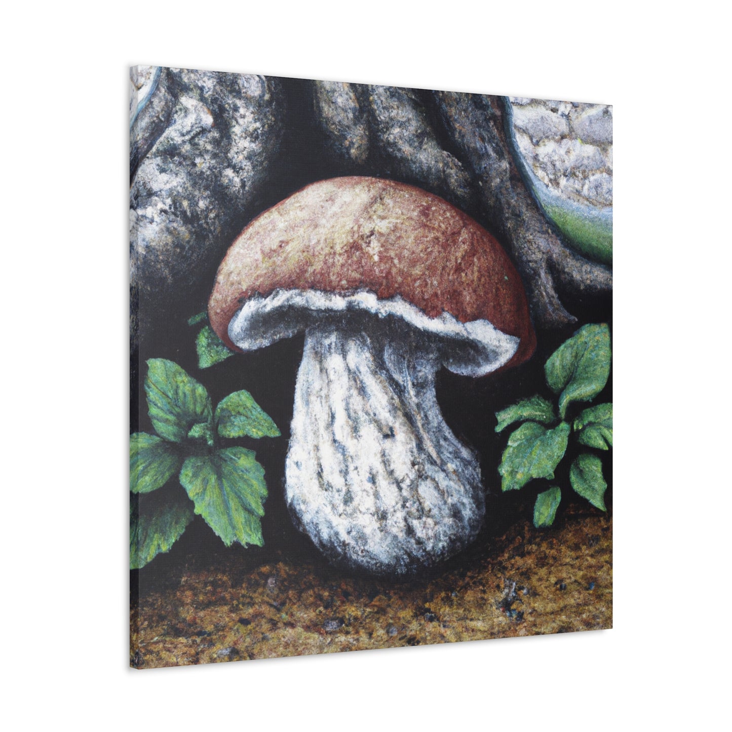 Mushroom Morning Marvel - Canvas