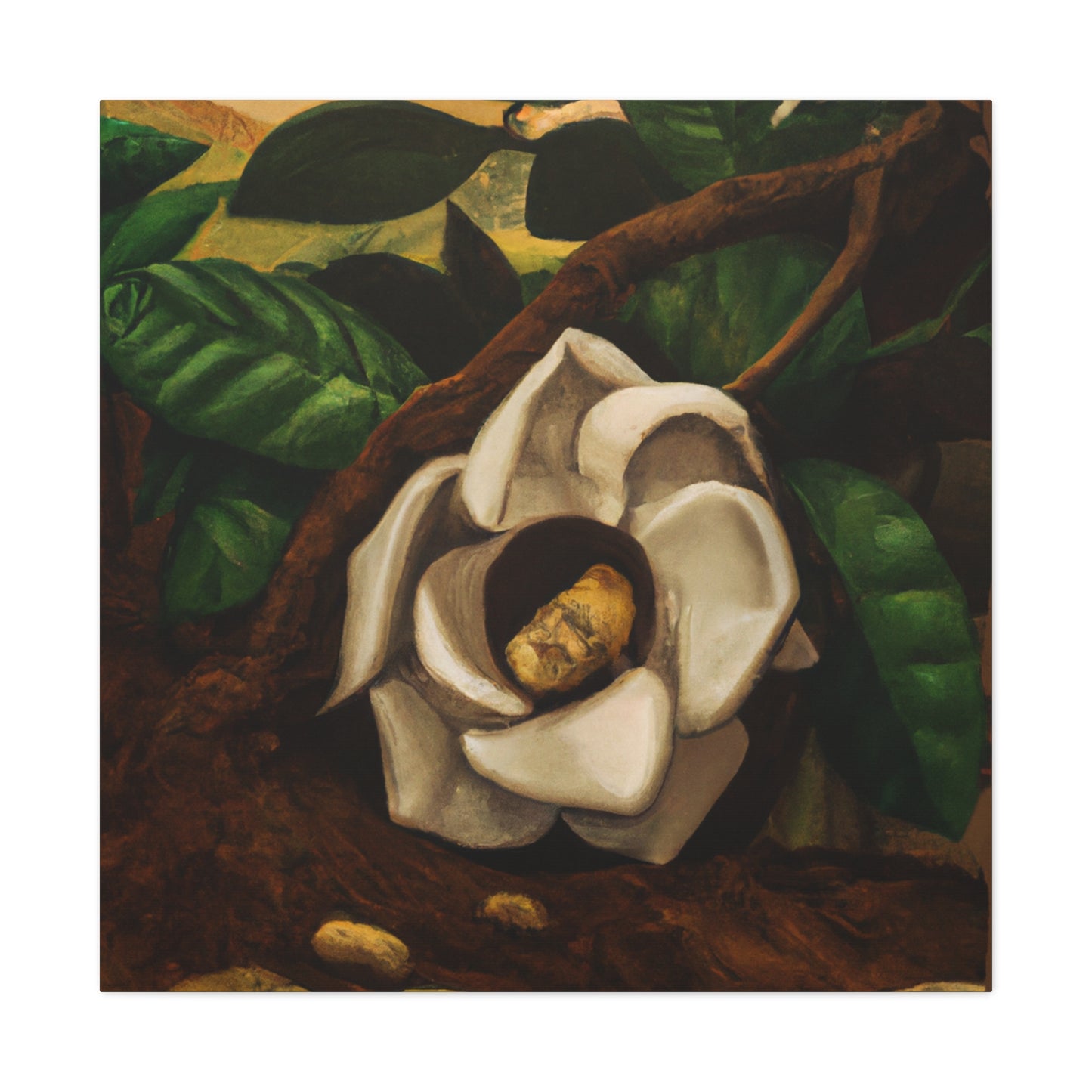 "Gardenia in Surrealism" - Canvas