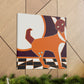 "Dhole as Diamonds Light" - Canvas