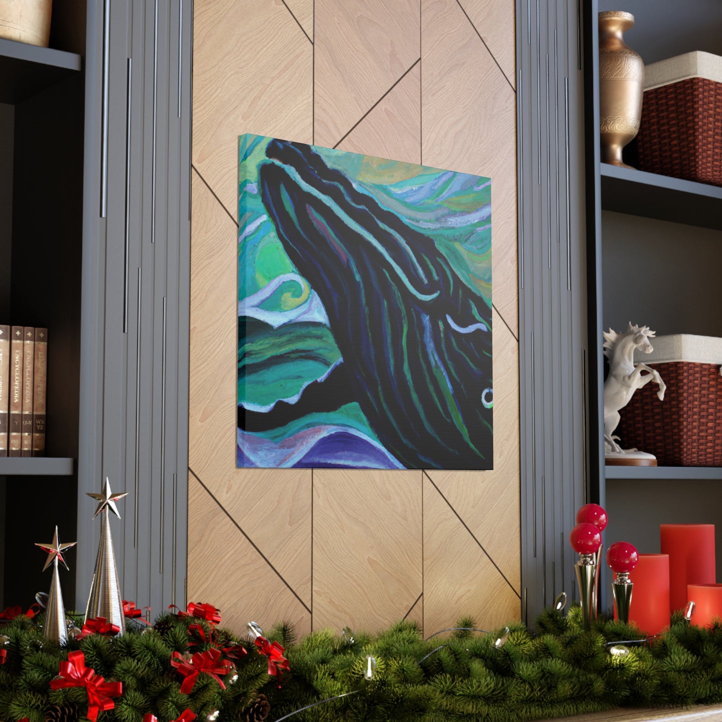 Humpback Whale DecoReflection - Canvas