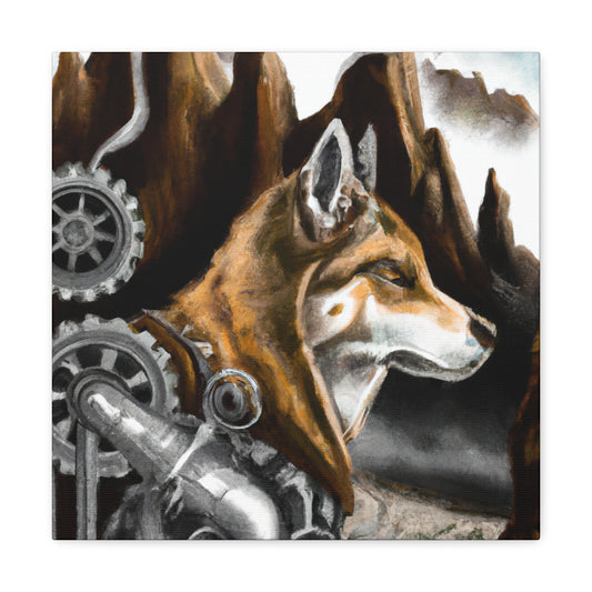 "Wolf of Steam Power" - Canvas