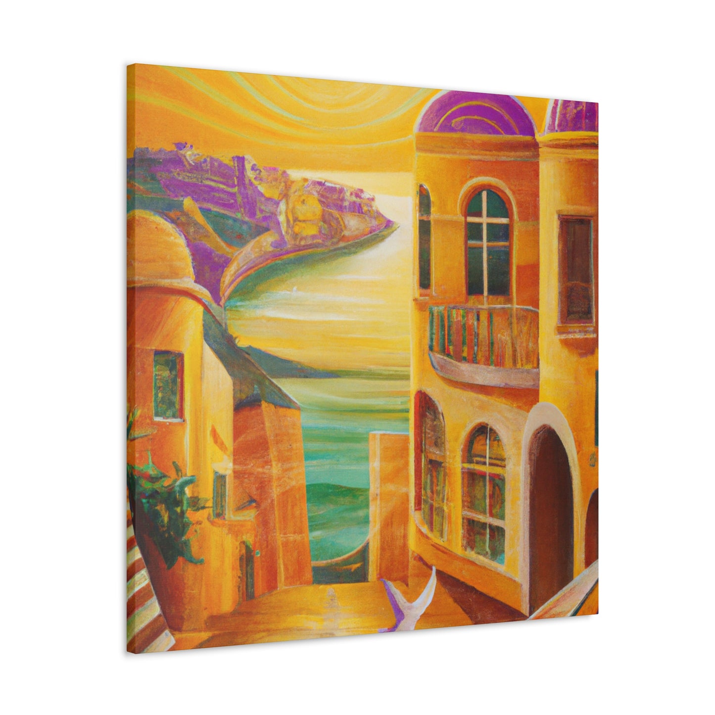 Bay in Moonlight Glitz - Canvas