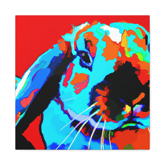 Rabbit in Pop Art - Canvas