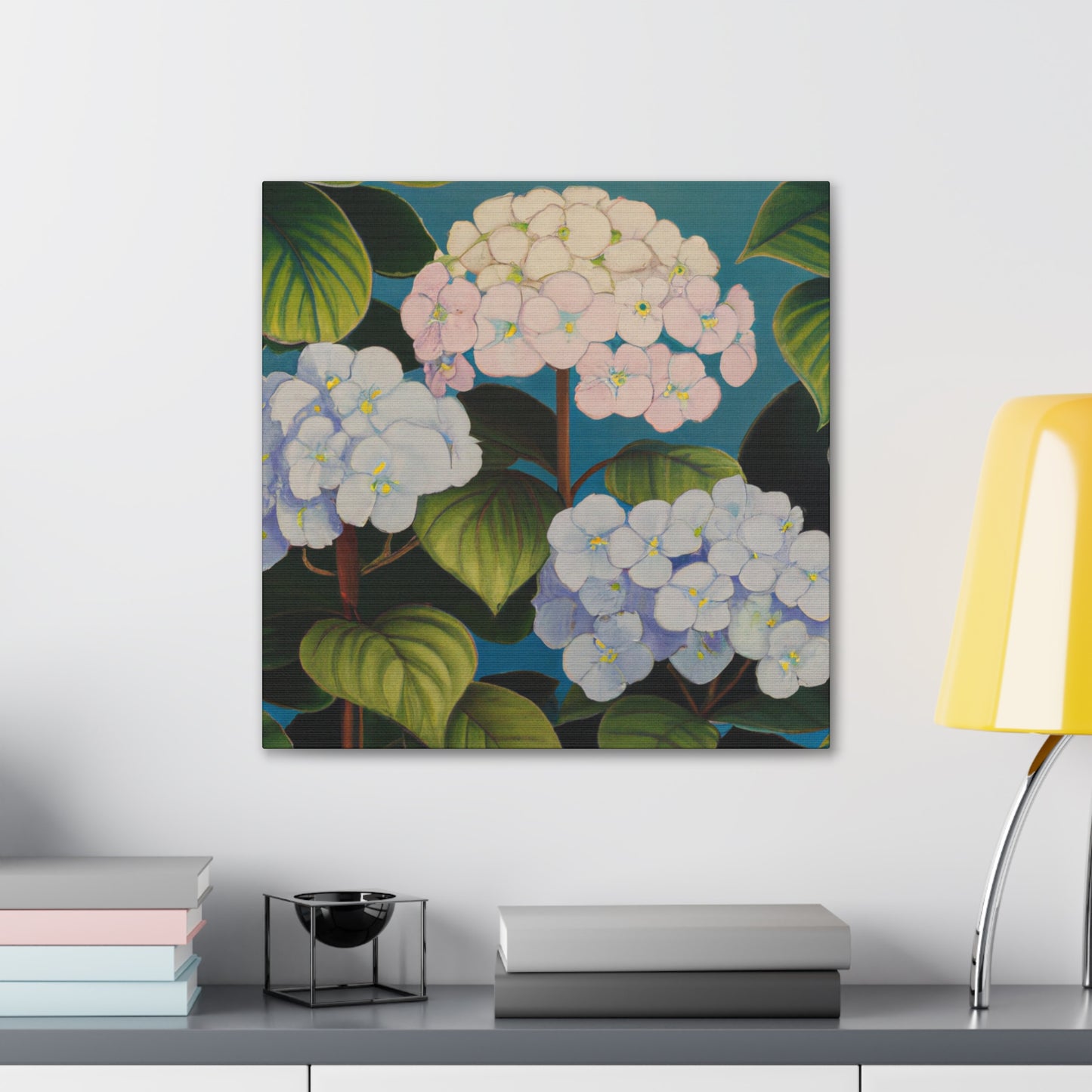 "Velvet Lace Hydrangea" - Canvas