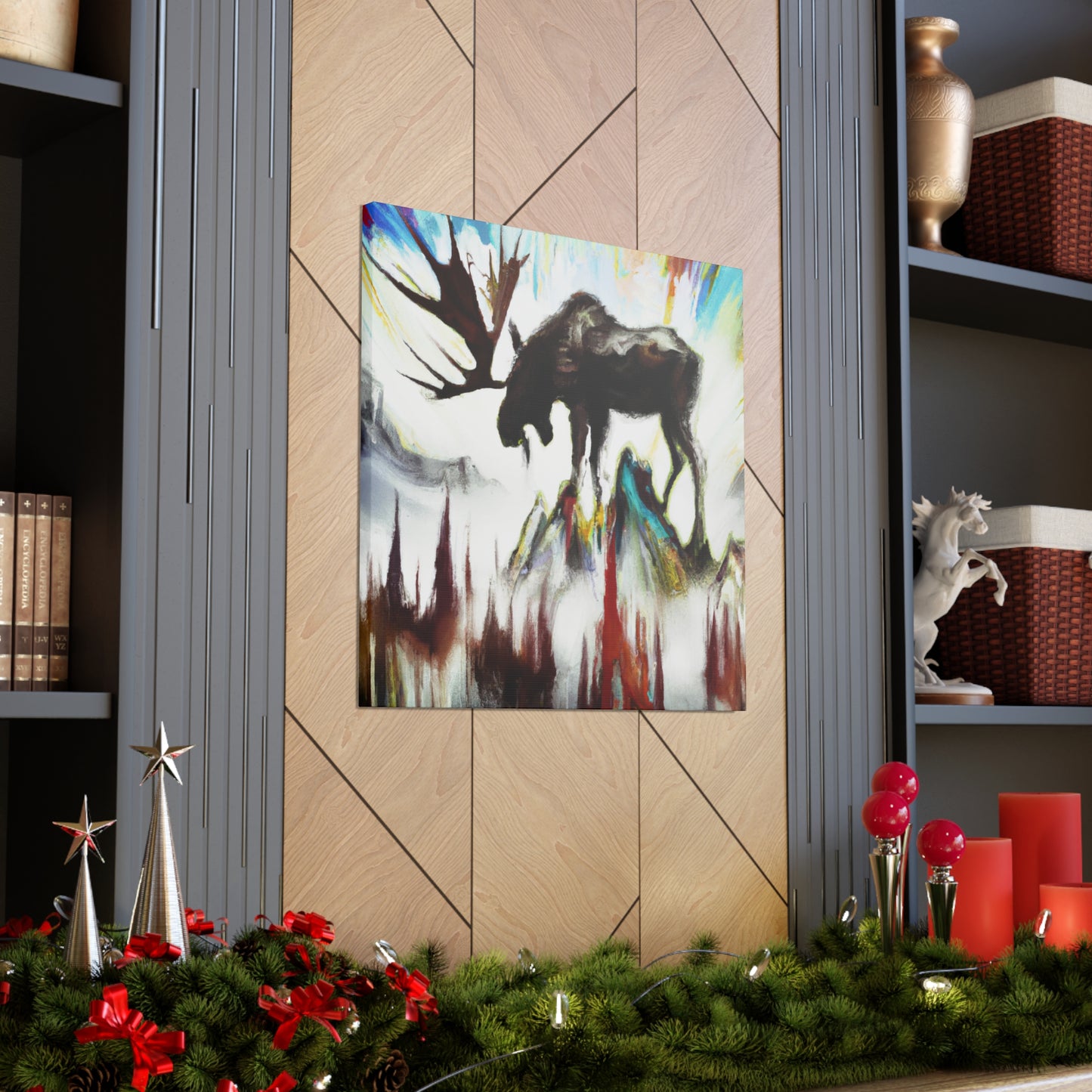 Moose on a Canvas - Canvas