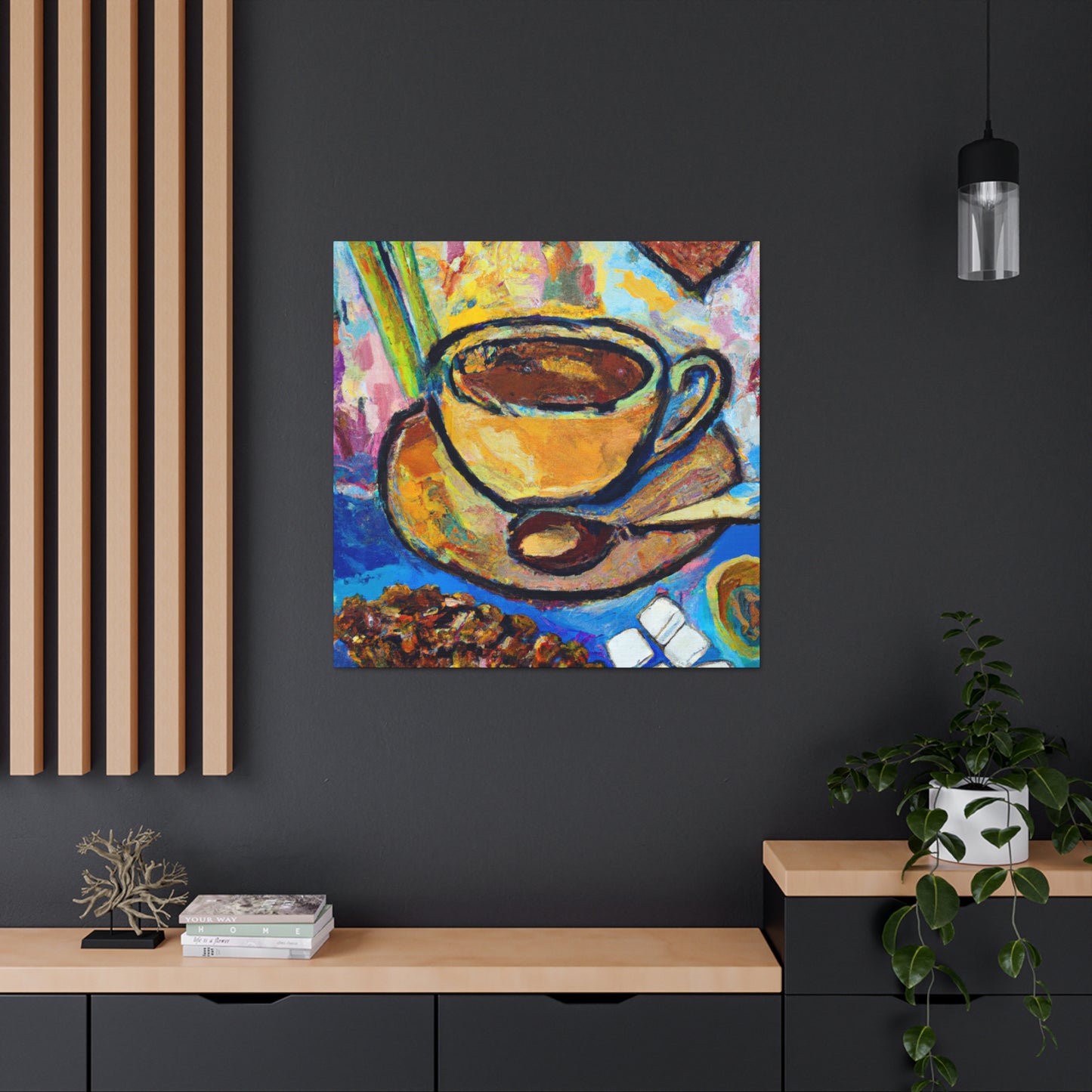 Coffee in Impressionism - Canvas