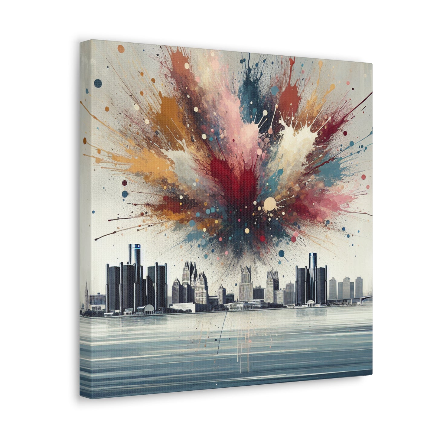 Urban Tranquility Unveiled - Canvas