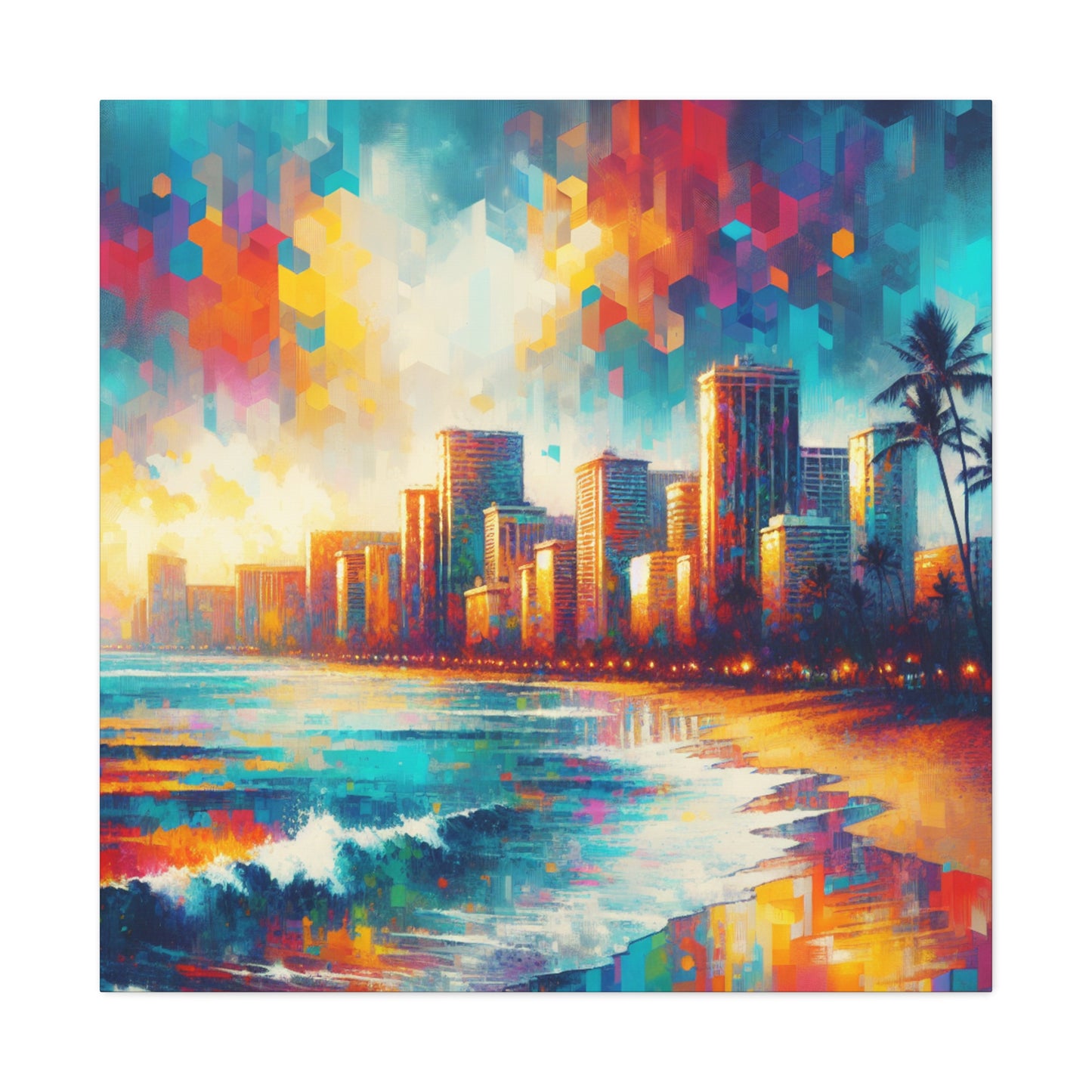 Island Paradise Awakening - Canvas