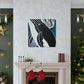 "Humpback Whale Deco Bliss" - Canvas