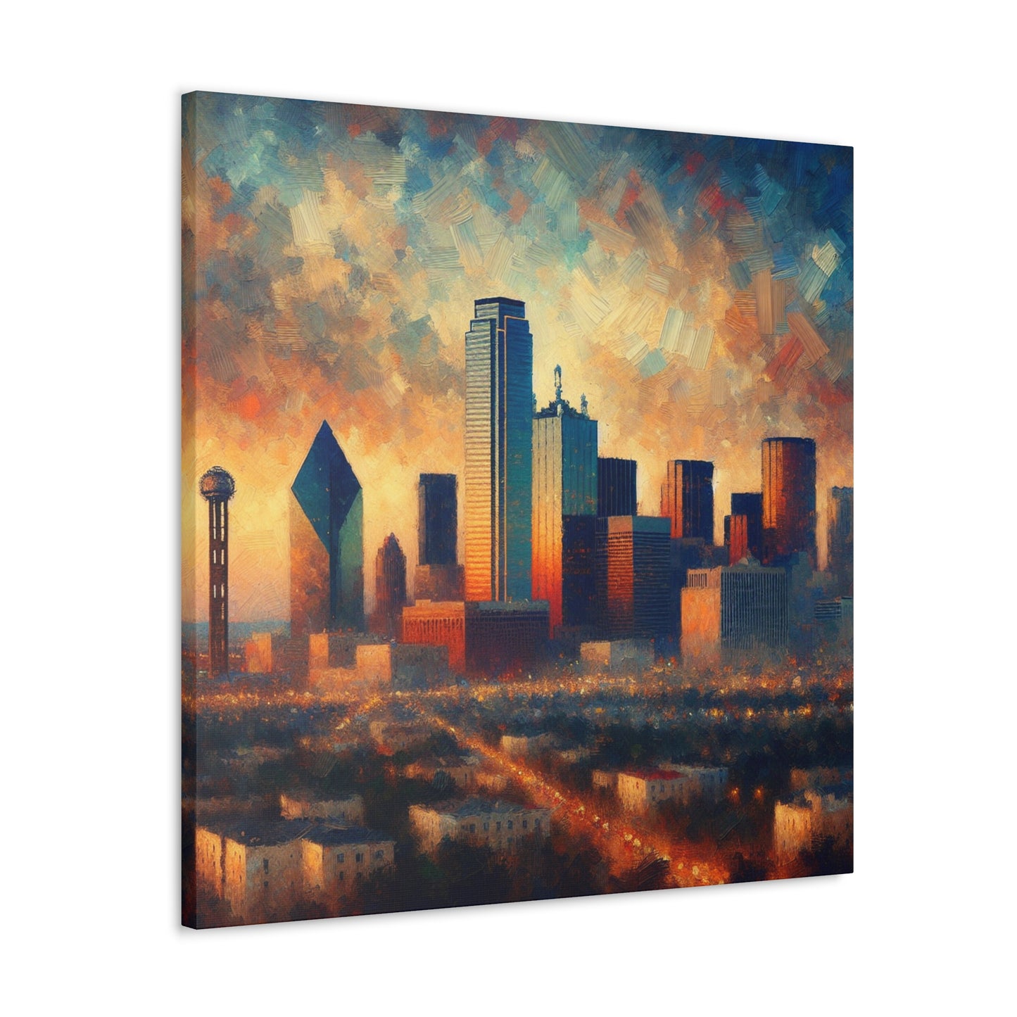 "Dallas Oasis Awakening" - Canvas