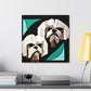 "Shih Tzu in Deco" - Canvas