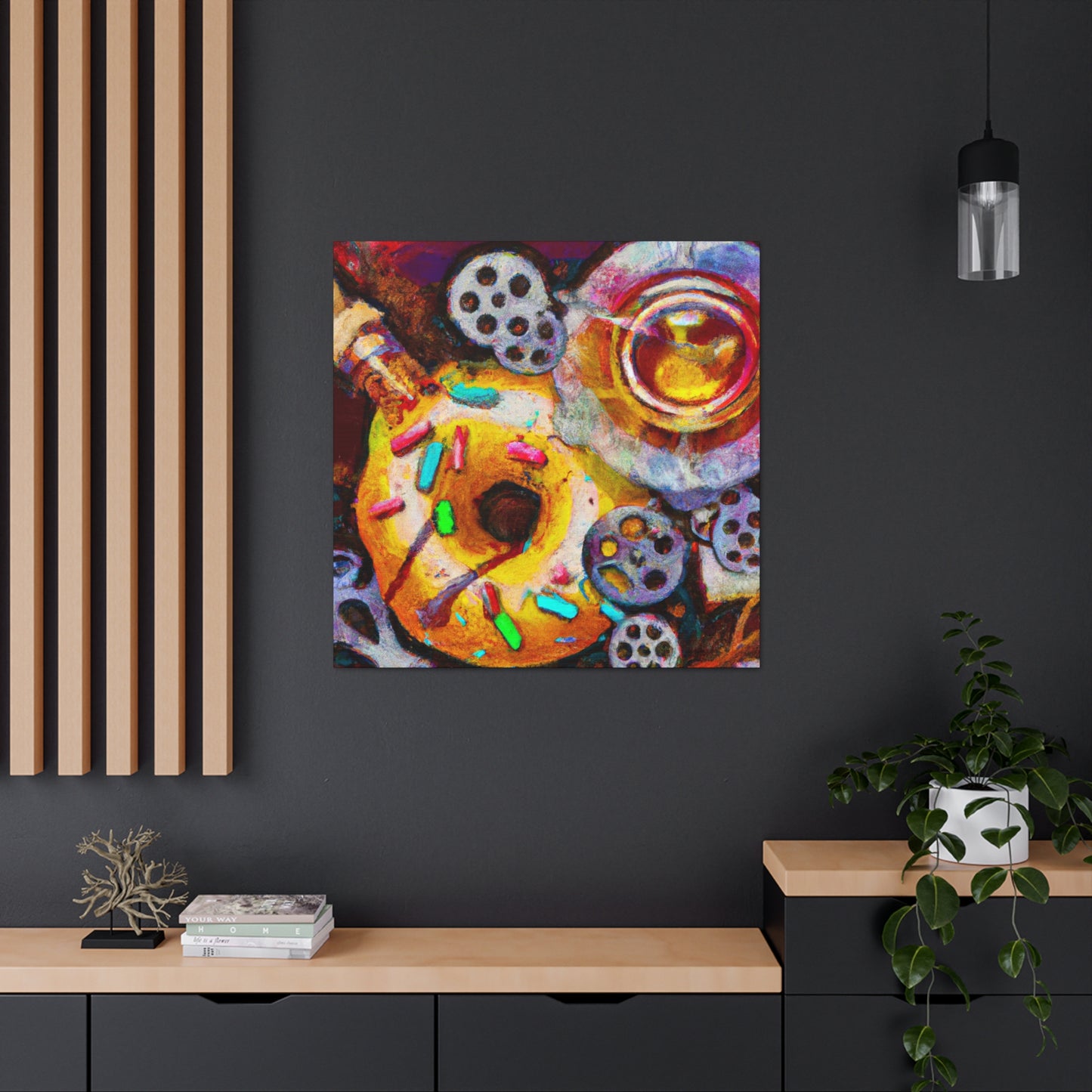 "The Clockwork Doughnut" - Canvas