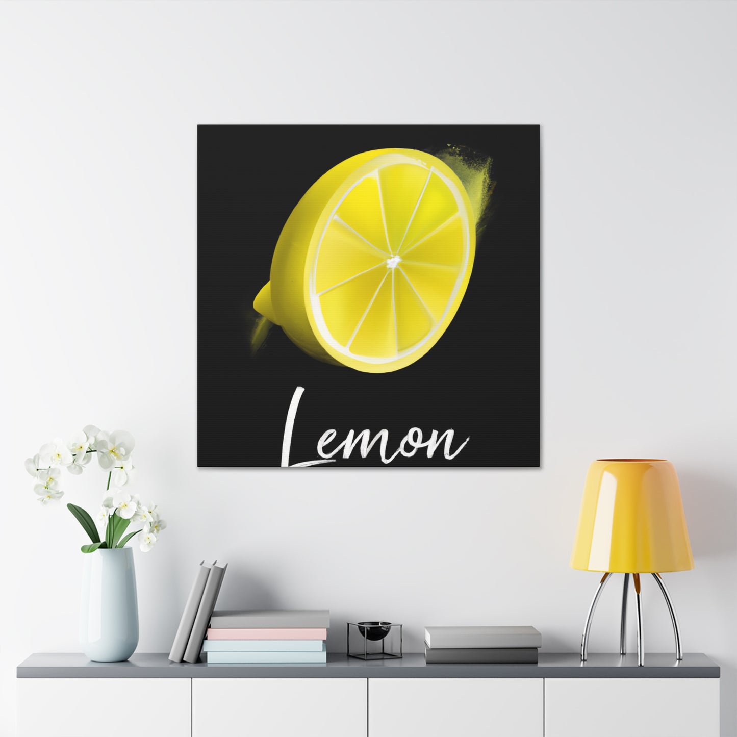 Lemon Zest Radiance - Canvas