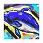 "Dolphin Within Abstraction" - Canvas