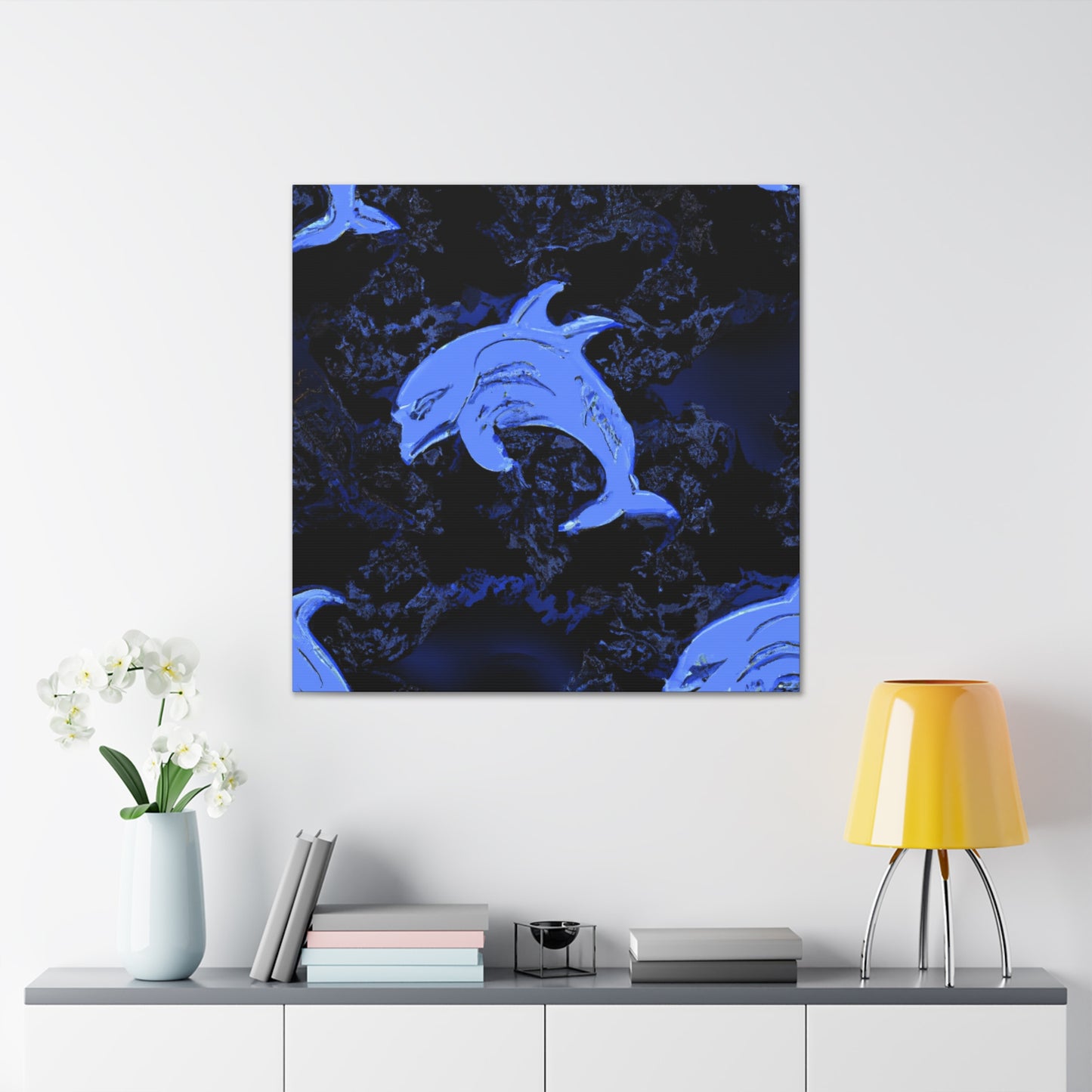 "Dolphins in Splendor" - Canvas