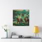 "Herd of Cattle Drive" - Canvas