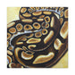 "Snakeskin Slither Slice" - Canvas