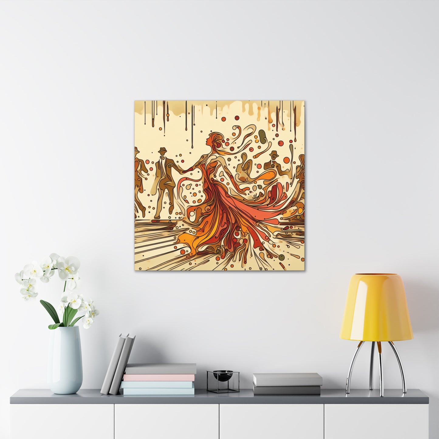 Graceful Melodies in Movement - Canvas