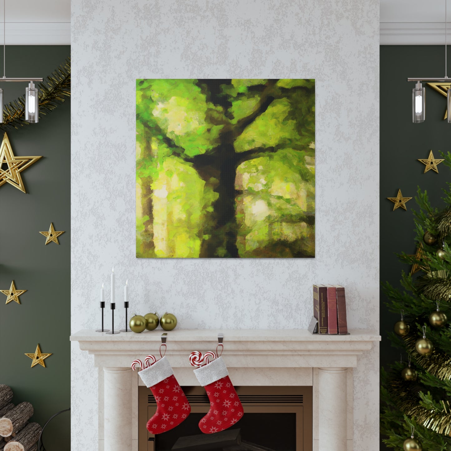 "Beech Tree, Serene Beauty" - Canvas