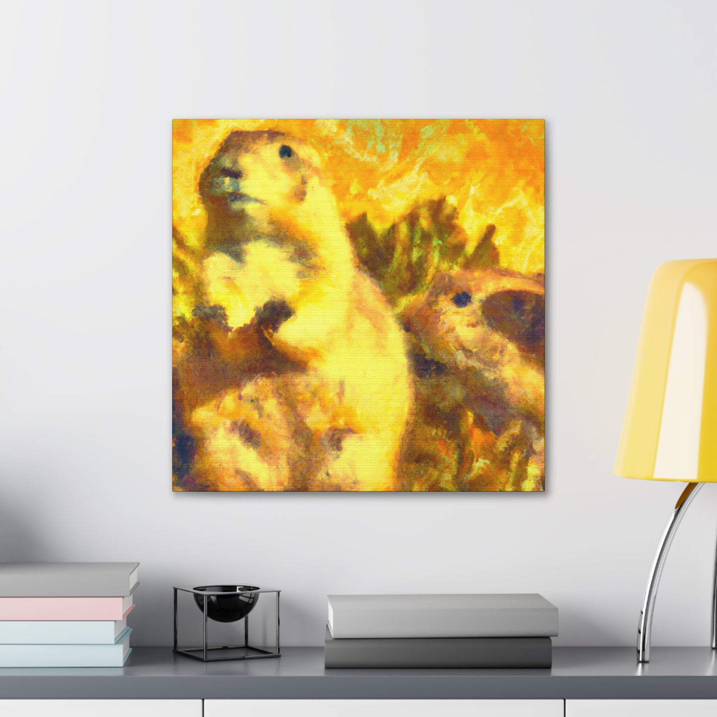 "Prairie Dog's Exuberance" - Canvas