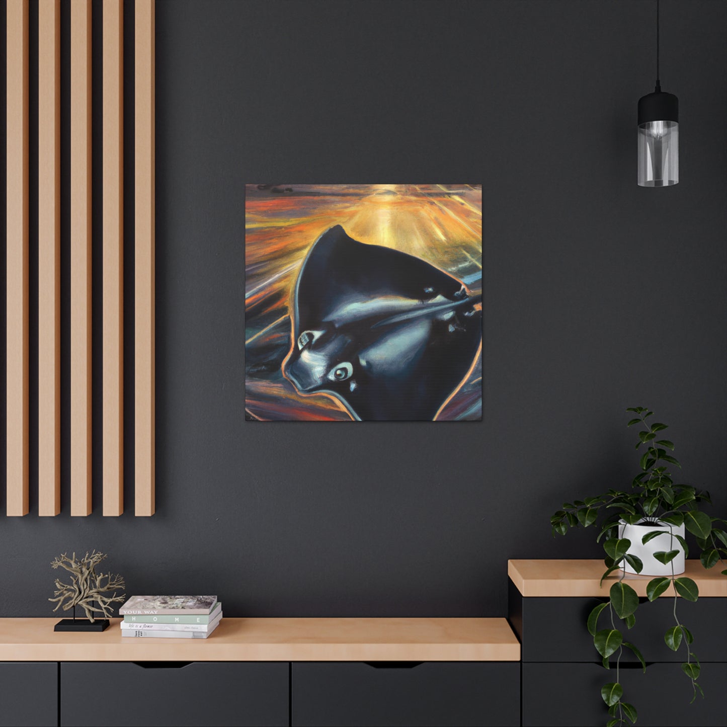 Stingray Art Deco Dream - Canvas