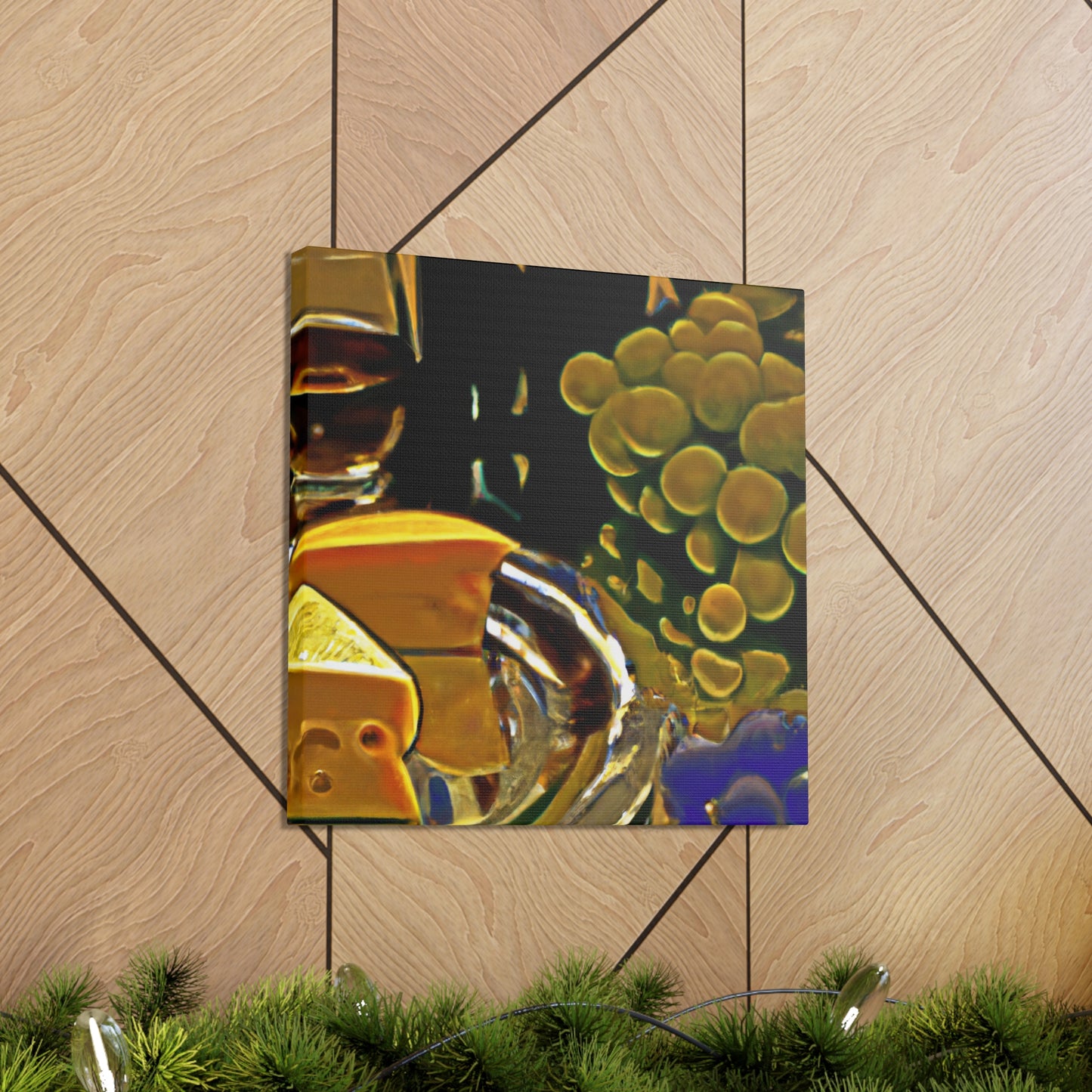 "Cheese and Grapes Abound" - Canvas