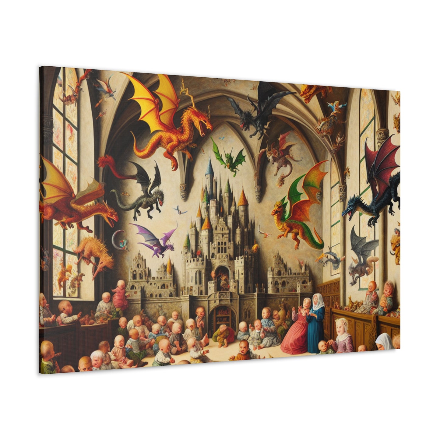 Dragon's Castle Delight - Canvas