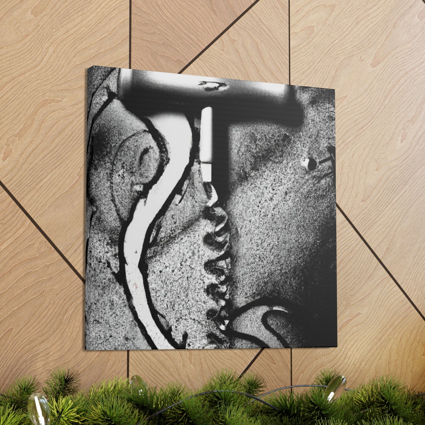 Corkscrew Curves Swirl - Canvas