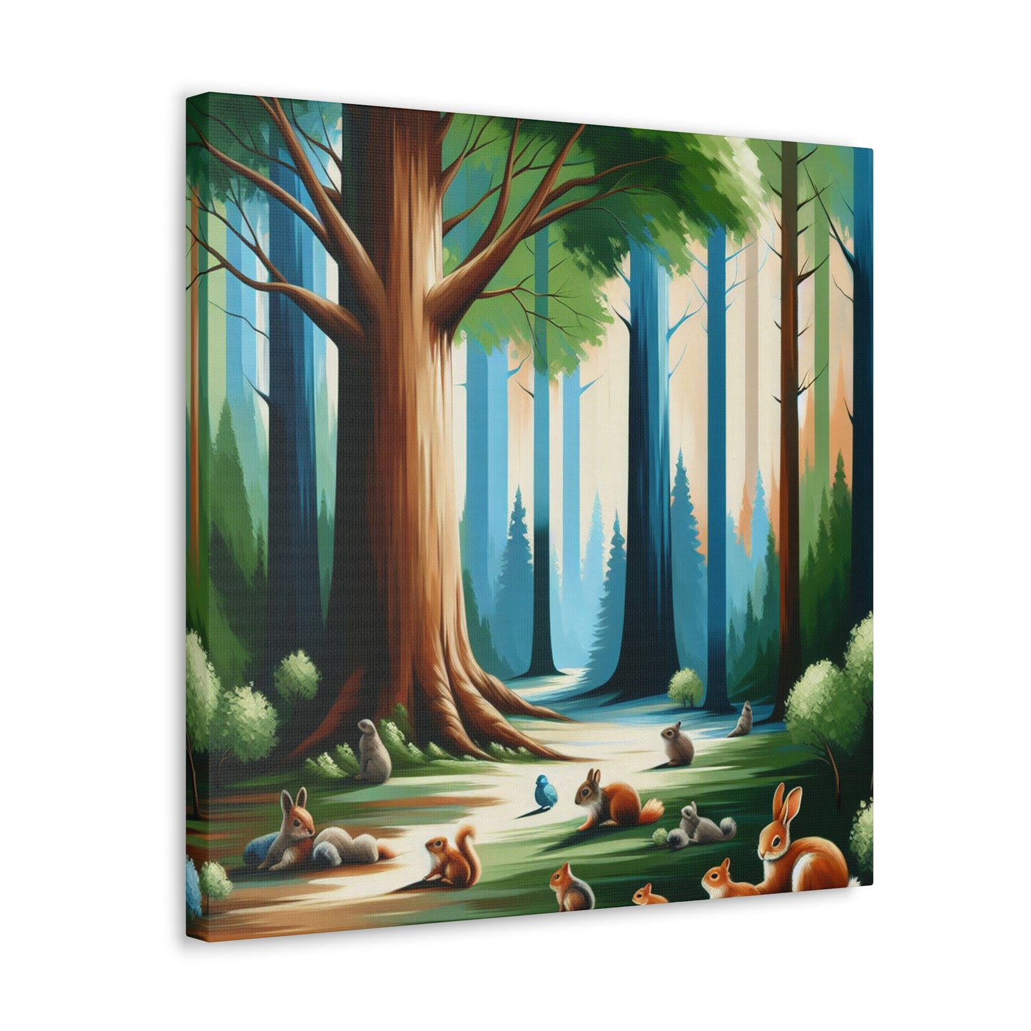 Whispering Woodland Enchantment - Canvas