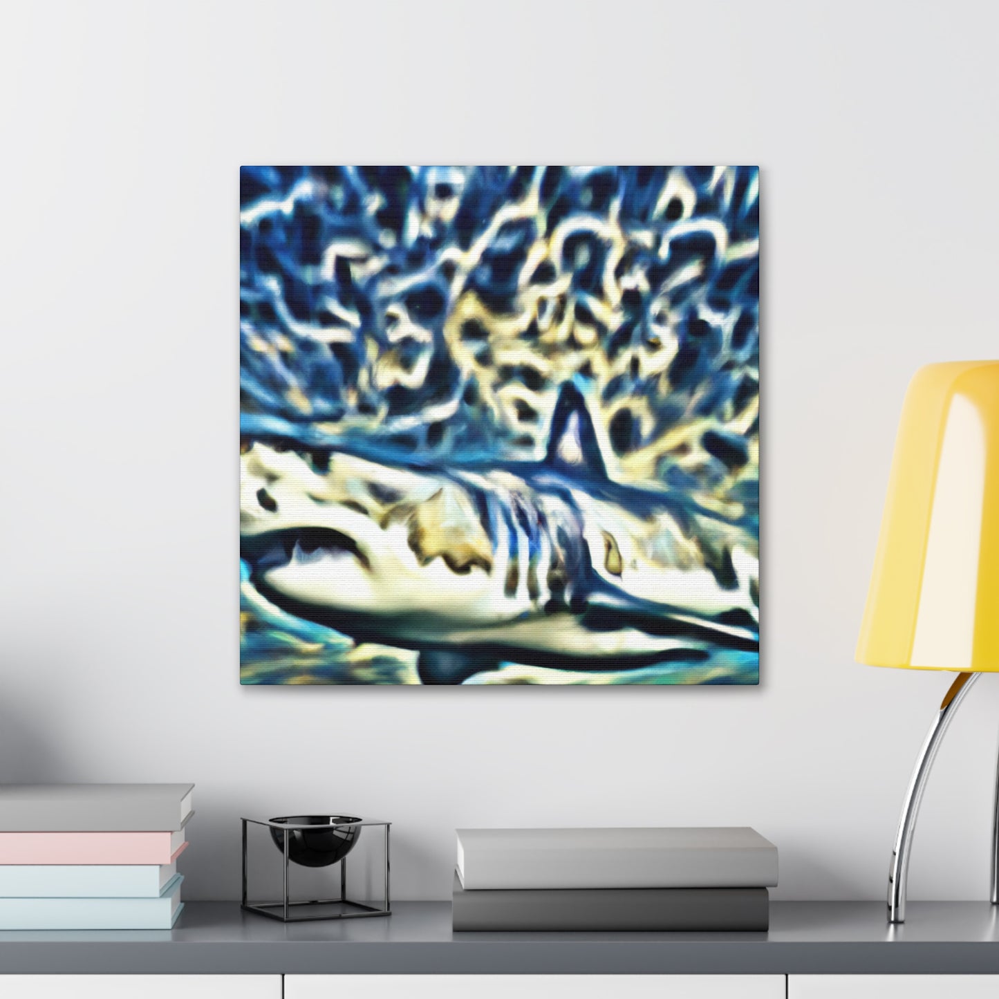 "Shark in Surrealism". - Canvas