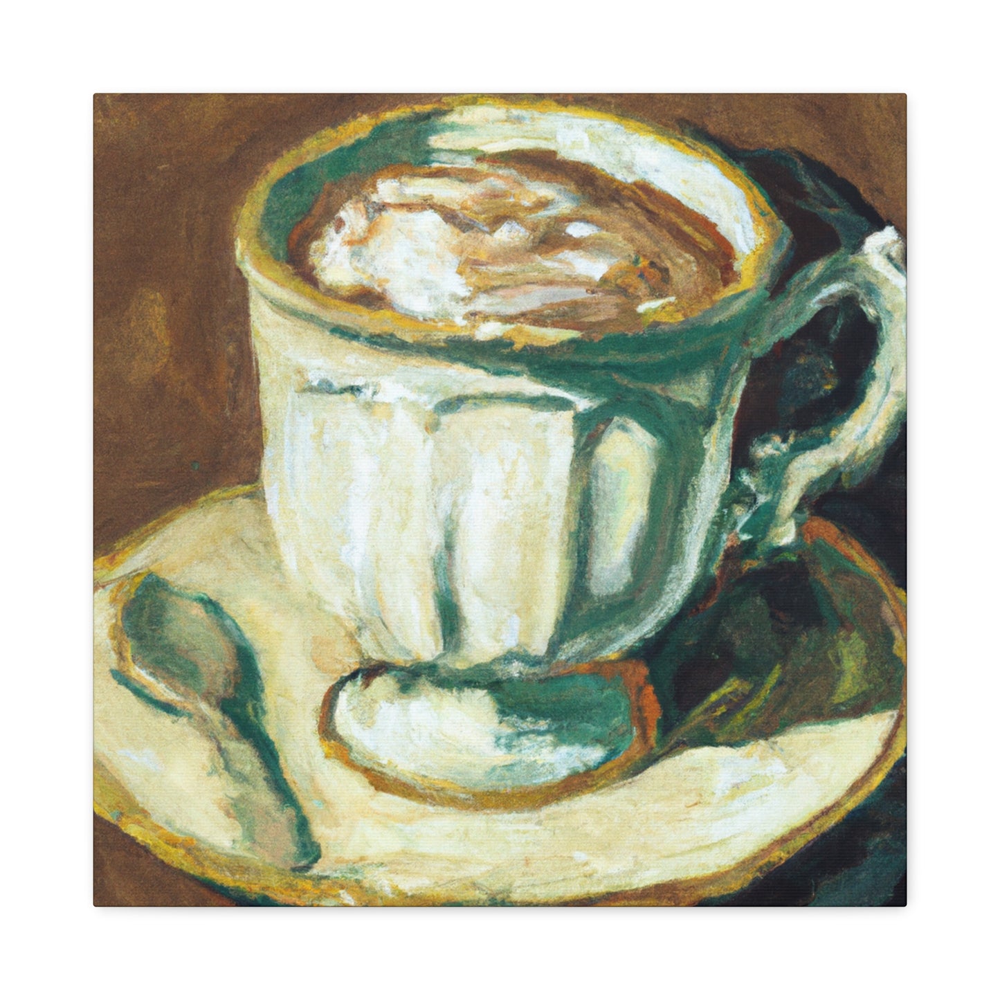 Coffee Cup Grandeur - Canvas