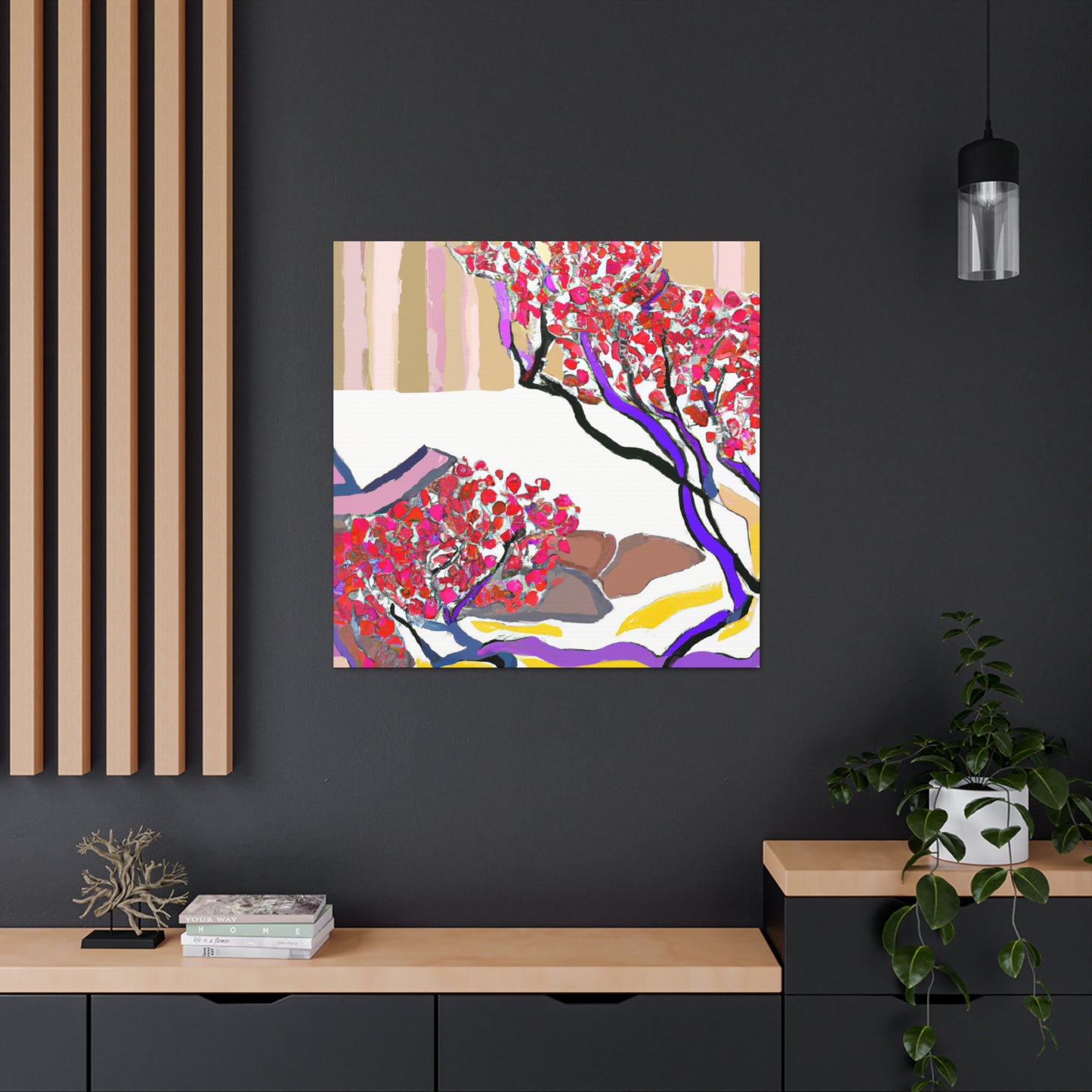 Cherry Blossom Reflection - Canvas