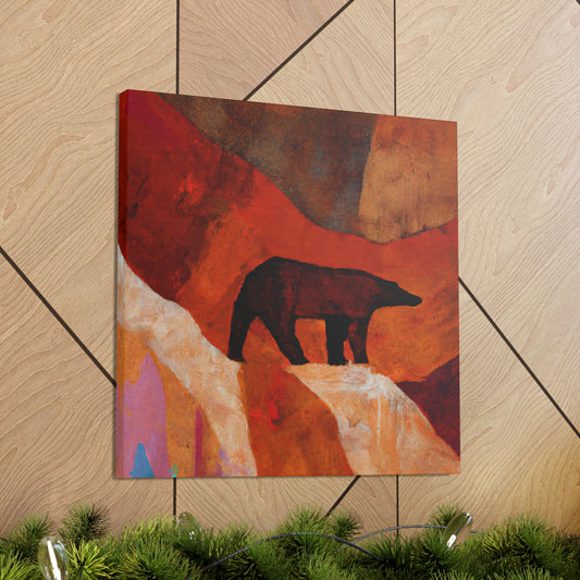 "Brown Bear Expressionism" - Canvas