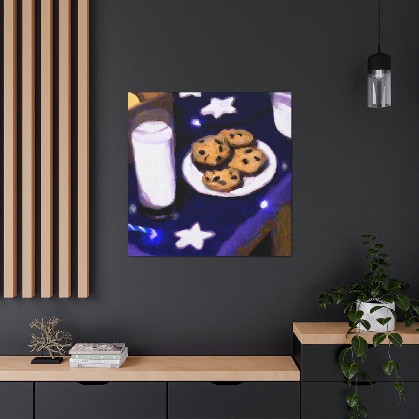 Milk and Cookie Delight - Canvas