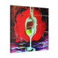 "Vintage Wine Dreamscape" - Canvas