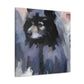 "Keeshond in Abstraction" - Canvas