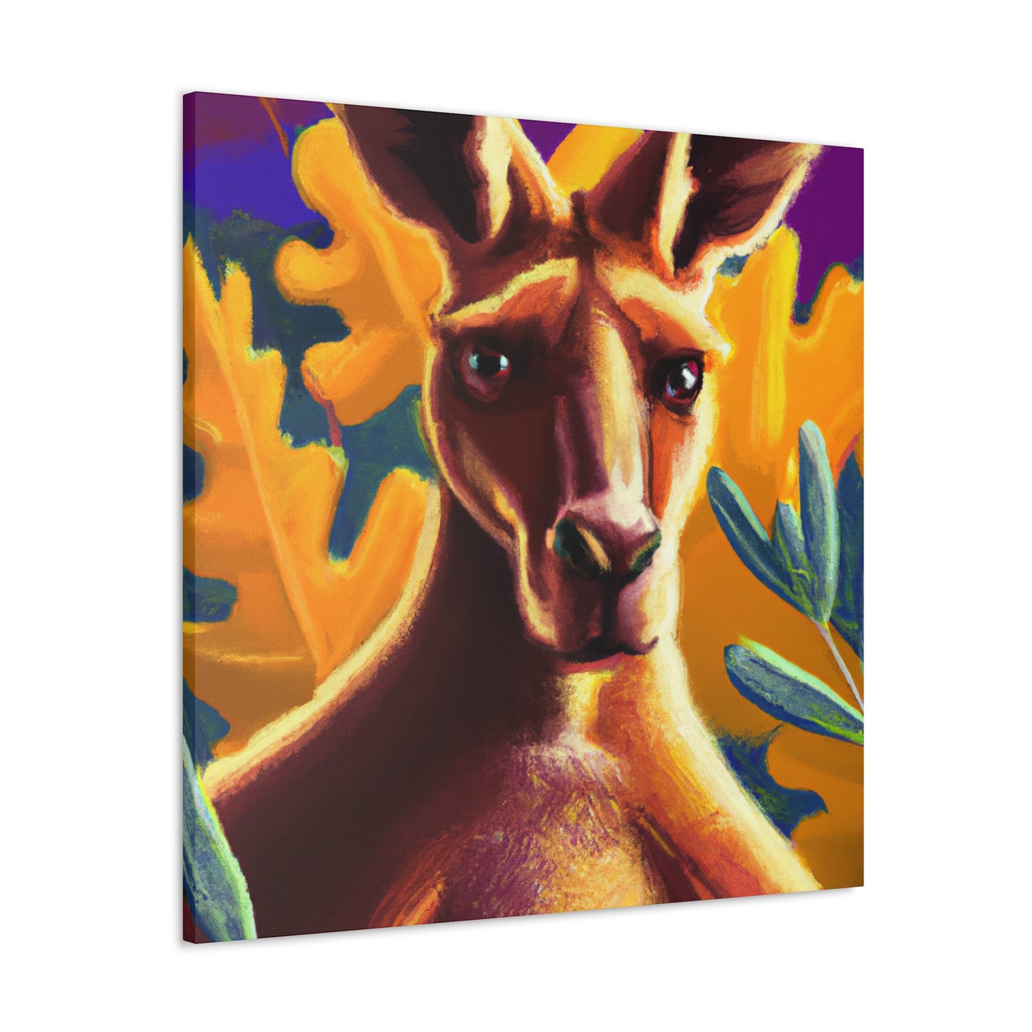 Kangaroo in Nature - Canvas