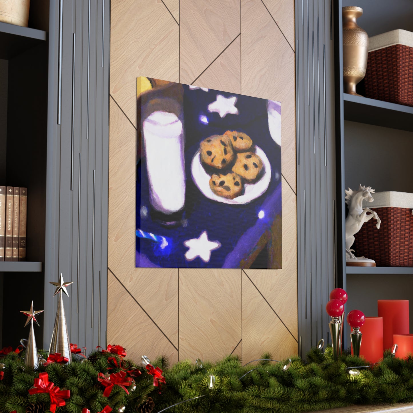 Milk and Cookie Delight - Canvas