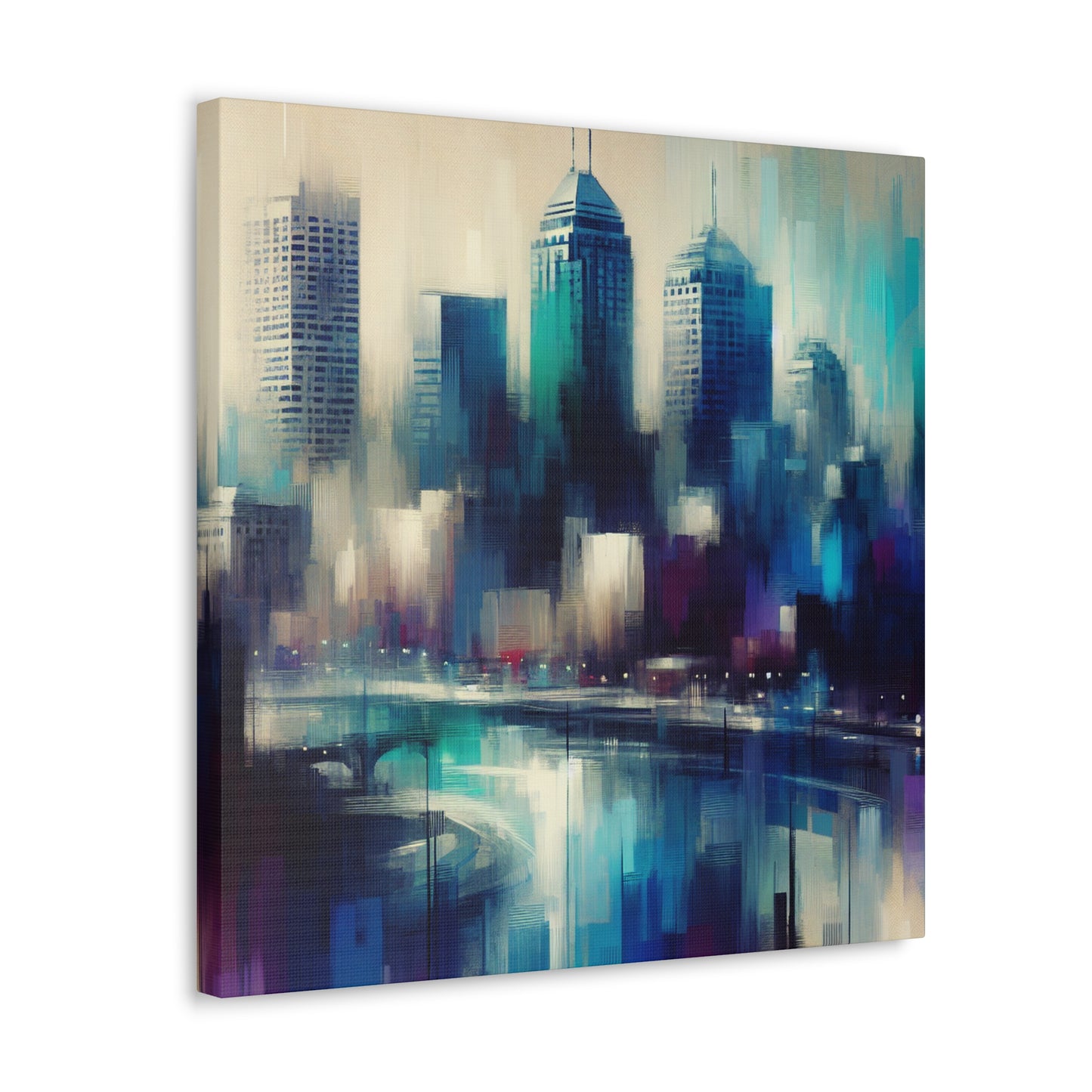 "Spectres of Speedway City" - Canvas