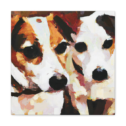 "Playful Jack Russell Joy" - Canvas