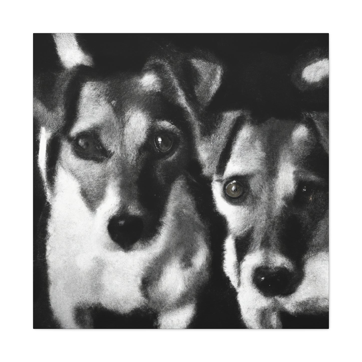 "Jack Russell Impressionism" - Canvas