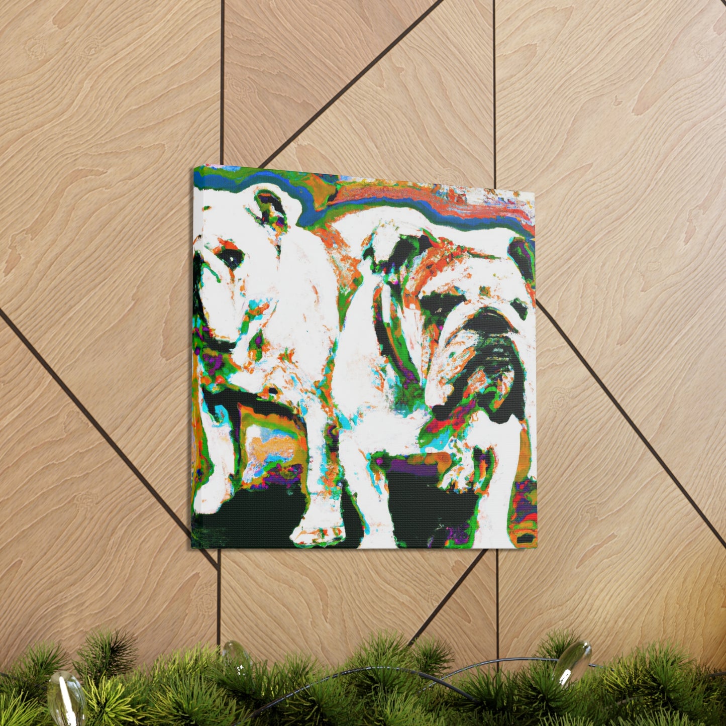 "Strength of Bulldog's Might" - Canvas