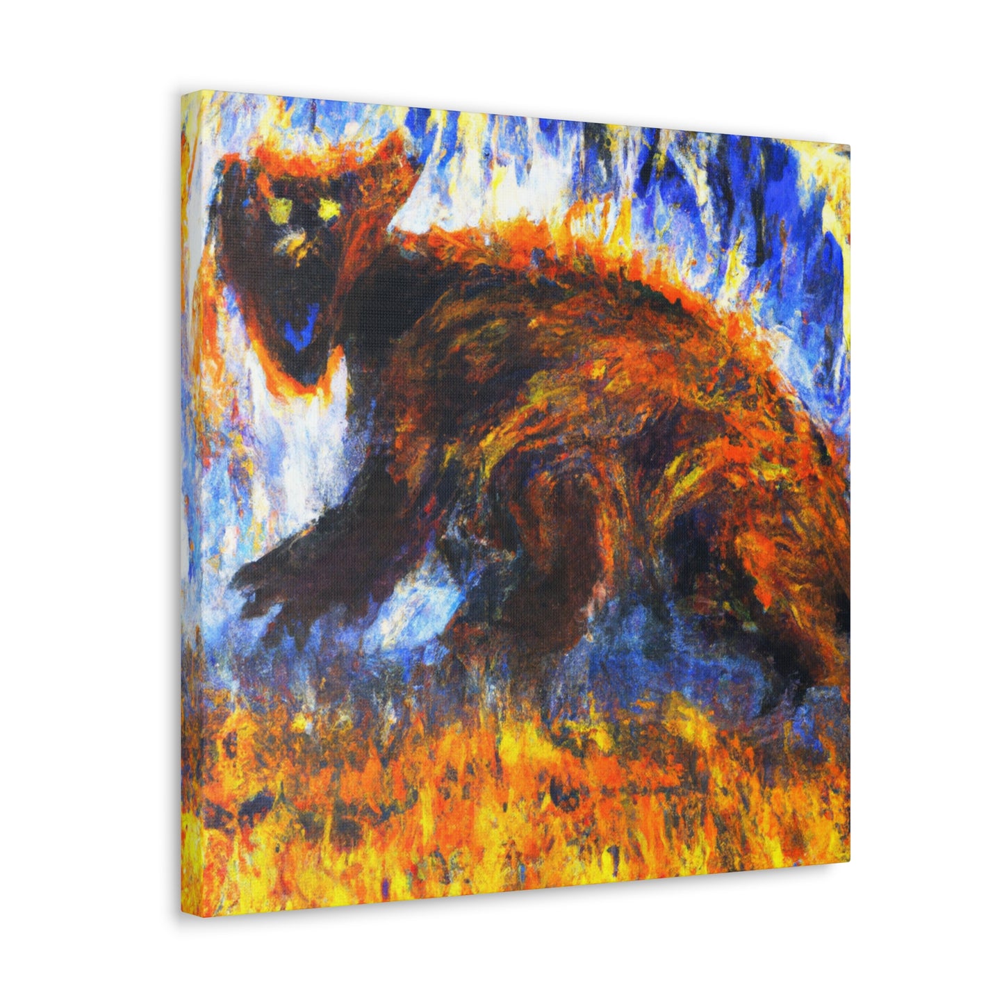 Marmot in Expressionism - Canvas