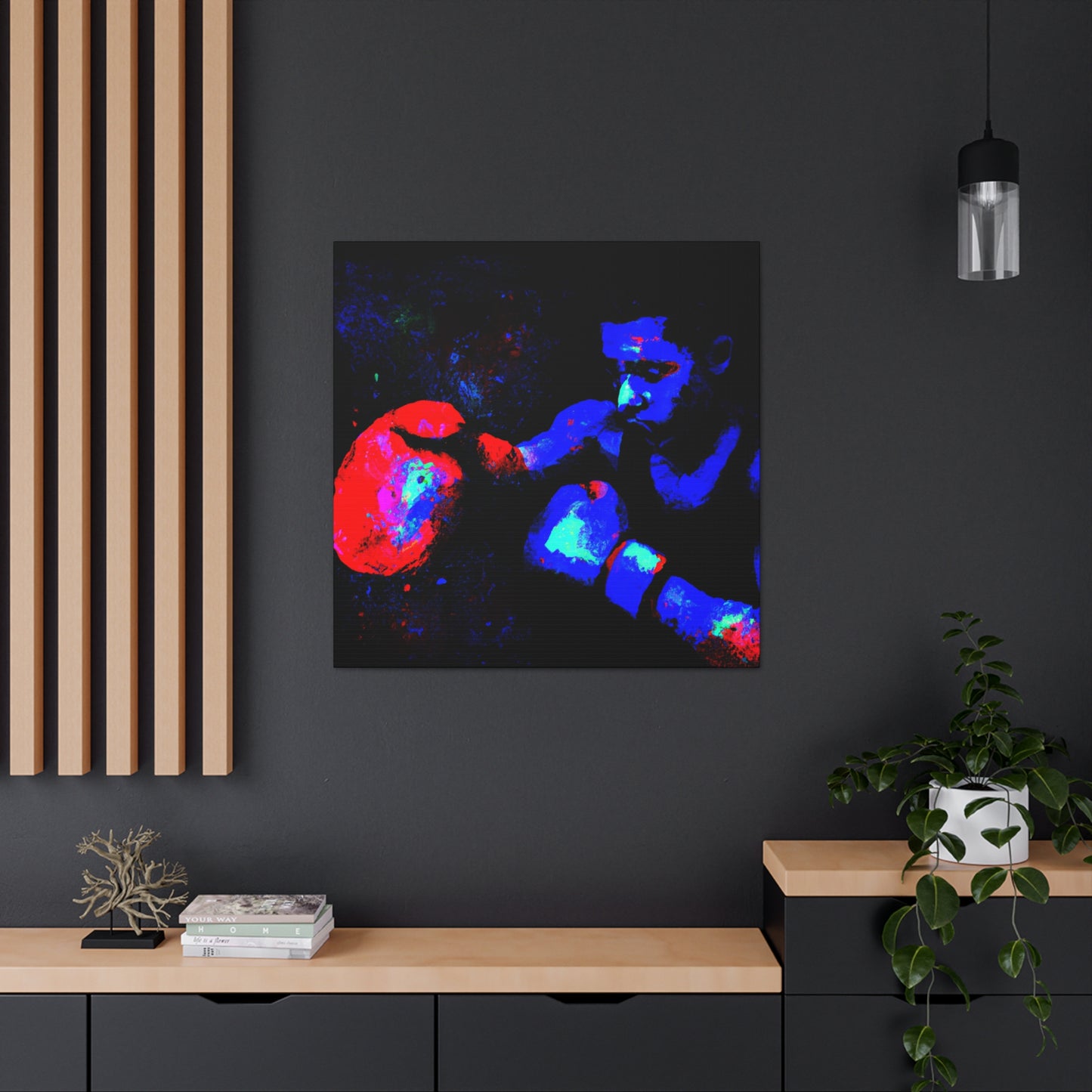 "Boxers in the Ring" - Canvas