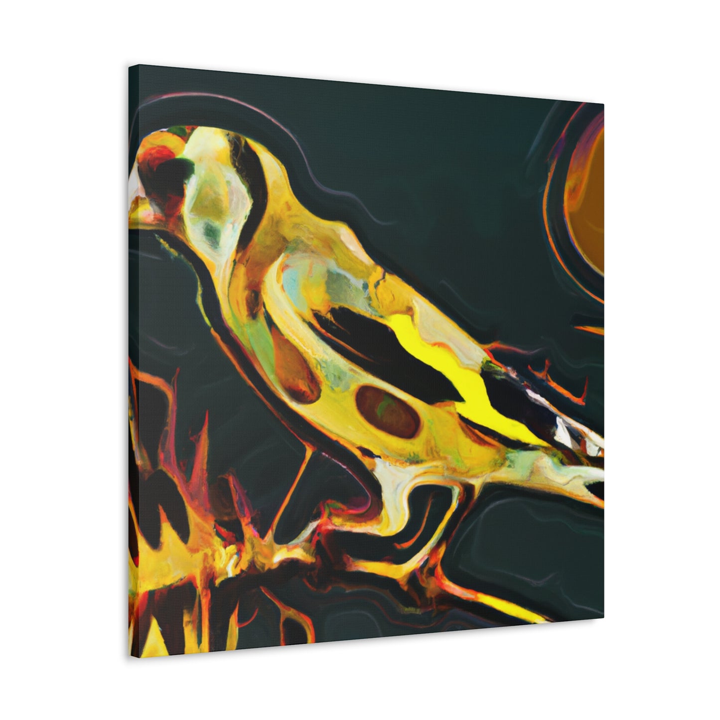 "American Goldfinch Hues" - Canvas