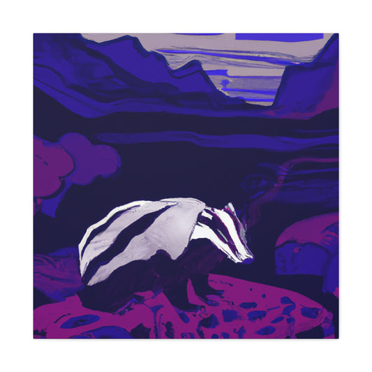 Badger's Magical Journey - Canvas