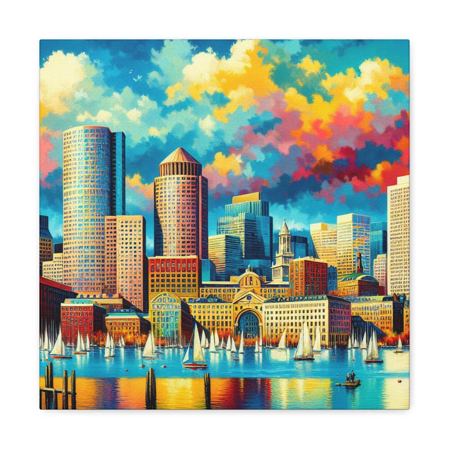 "Infinite City Horizons" - Canvas