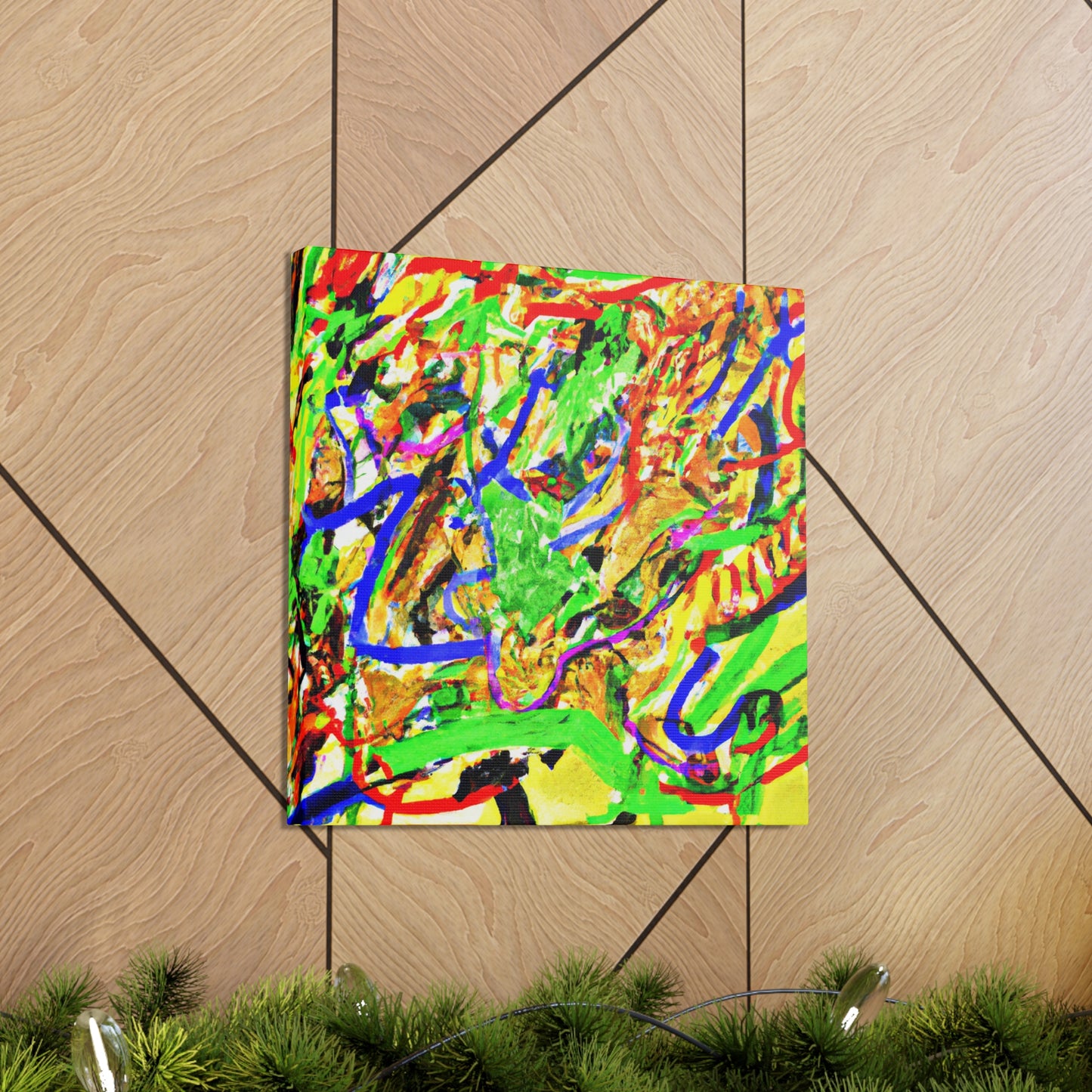 "Raging Storm Expressed" - Canvas